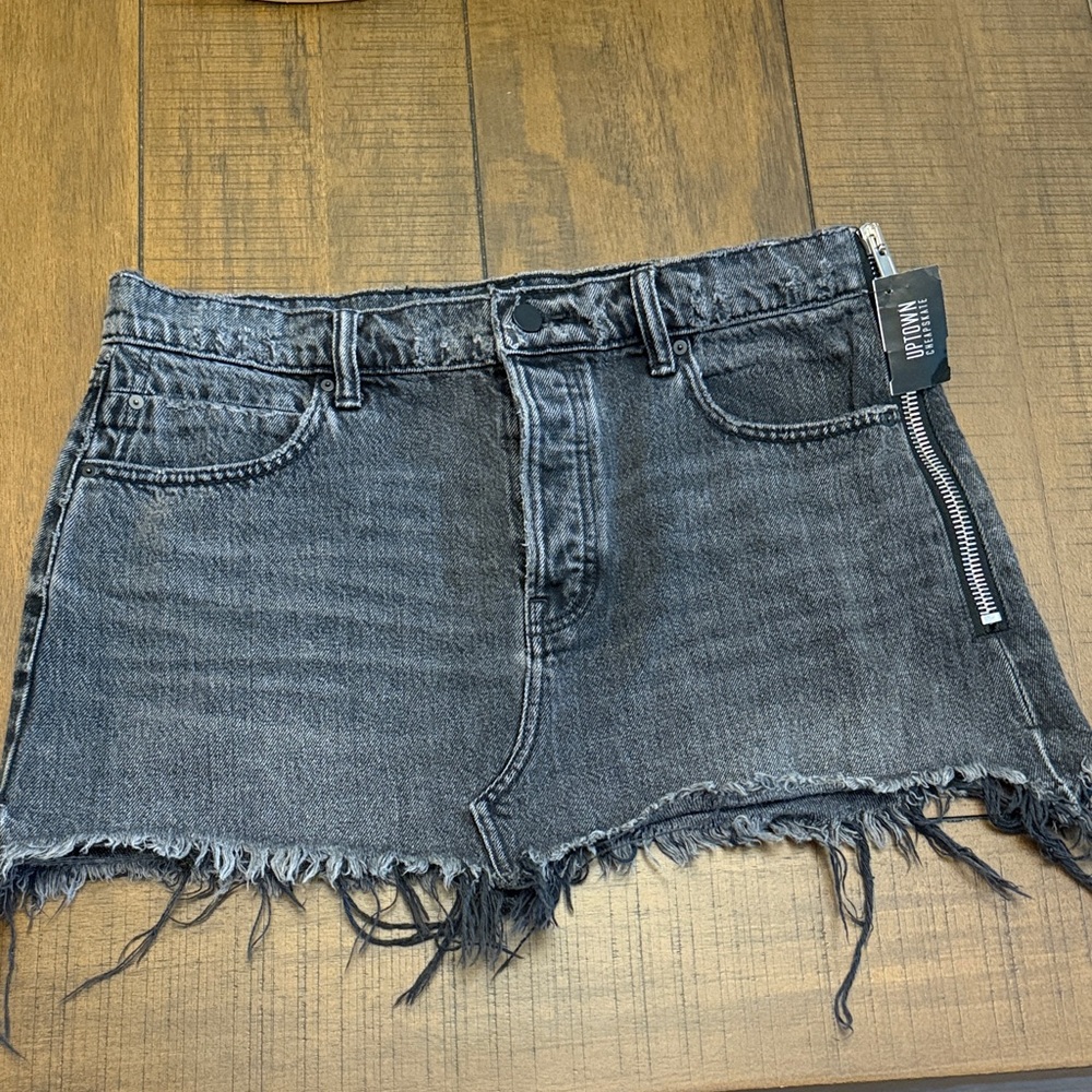 Alexander Wang Black Jean Skirt
